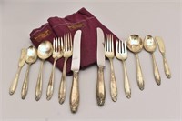 (12)pcs International Sterling PRELUDE Flatware