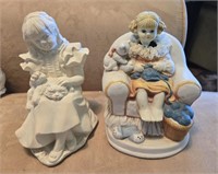 Lot Of Collectible Children's Figurine/Music Box