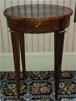 Mahogany inlay lamp table