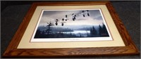 Les Kouba "Snow Geese Over Lake Silven" S/N Print