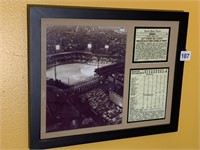 PIRATES FIRST NIGHT GAME FRAMED COLLECTION 16X12