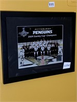 PENS STANLEY CUP CHAMPIONS 09 FRAMED TEAM PHOTO