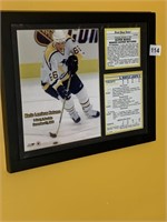 MARIO LEMIEUX RETURNS 2000 COMMEMORATIVE FRAMED