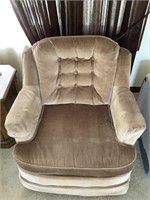Taupe living room chair