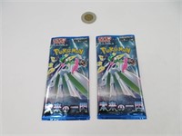 2 pack de cartes Pokémon Japonaise