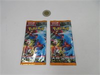 2 pack de cartes Pokémon Japonaise