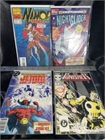 4 Comics-Namor, Night Glider, Jemm, Punisher