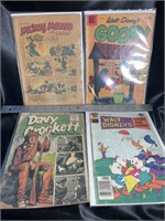 VTG Comics-Mickey, Goofy, Davy Crockett, Donald
