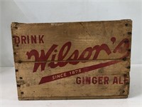 VINTAGE WOOD WILSONS CRATE