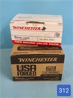 Winchester 9mm Luger FMJ Ammo