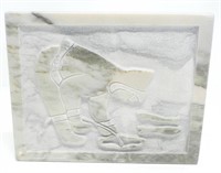 DAVID BERNETT ROSE AURORA MARBLE CARVING