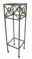 Woven Wrought Iron Plant Stand