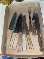 Wooden Handle Knives