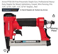 Arrow PT50 Oil-Free Pneumatic Staple Gun