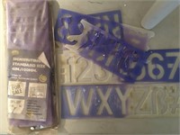 Helix Signwriting Letters Lot