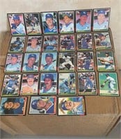 1985 Donruss baseball Kansas City Royals Team Set
