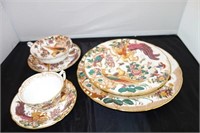 109 PCS. ROYAL CROWN DERBY CHINA "OLDE AVESBURY"
