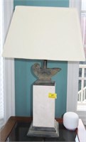 COMPOSITE TABLE LAMP WITH SHADE - 30" HIGH