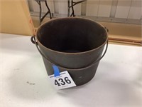 Cast iron mush pot