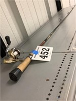 Shakespeare ugly stick fishing rod with shimano