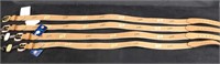 Set of 4 Zep-Pro UCF Leather Belts