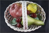 China & Ceramic Fruit Basket