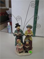 12&1/2" Christmas Carolers Card Holder