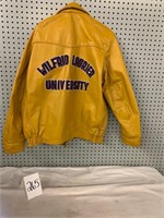 Wilfred Laurier University leather jacket
