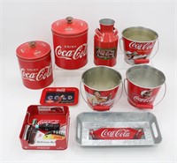 Coca Cola Buckets Bins and Tray Collection