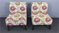 2x The Bid Upholstered Designer Chairs