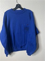 Vintage Bonjour Pocket Crewneck Sweatshirt