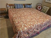 KING SIZE BED AND MATTRESS