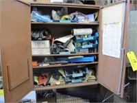 Cabinet w/ Miscellaneous Welding Accessories