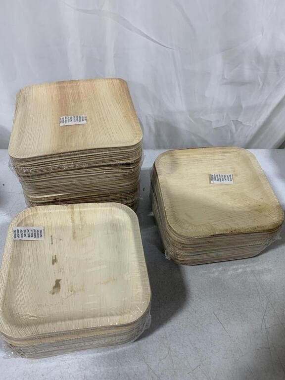 ECOSOUL PALM LEAF PLATES 8IN 100PLATES