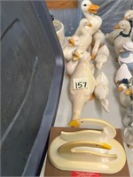 Geese figurines