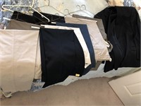 10pcs, 9 pair of mens dress pants and 1x jacket