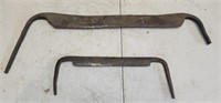 Pair of Metal Bark Scrapers