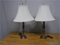 Two Brass Lamps