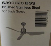 50" Brushed Stainess Steel Ceiling Fan
