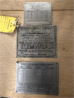 Assorted Stainless plates by Bethlehem Supply
