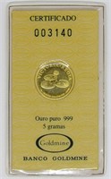 .999 GOLD 5g ROUND - BANCO DO BRASIL