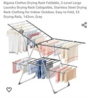 NEW Clothes Drying Rack, Foldable,