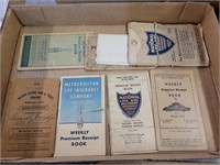 Vintage premium receipt books