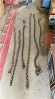 Misc chain pieces. 6 ft and down