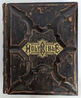 1892 Antique Holy Bible
