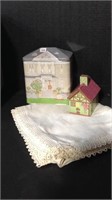 Adorable cottage themed decor and linen