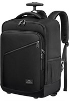 MATEIN 17 INCH ROLLING BACKPACK, TRAVEL LAPTOP