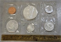 1966 uncirculated Canadian coin set (silver)