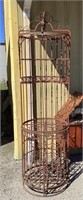 Vintage Wrought Iron, Patio Wine Cellar Rack