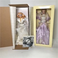 Ashton Drake Dol & Doll in Purple Dress